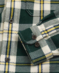 Camicia giacca in twill pesante a quadri