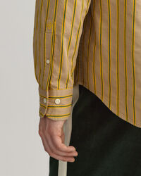 Camicia in tessuto a ratiera a righe relaxed fit