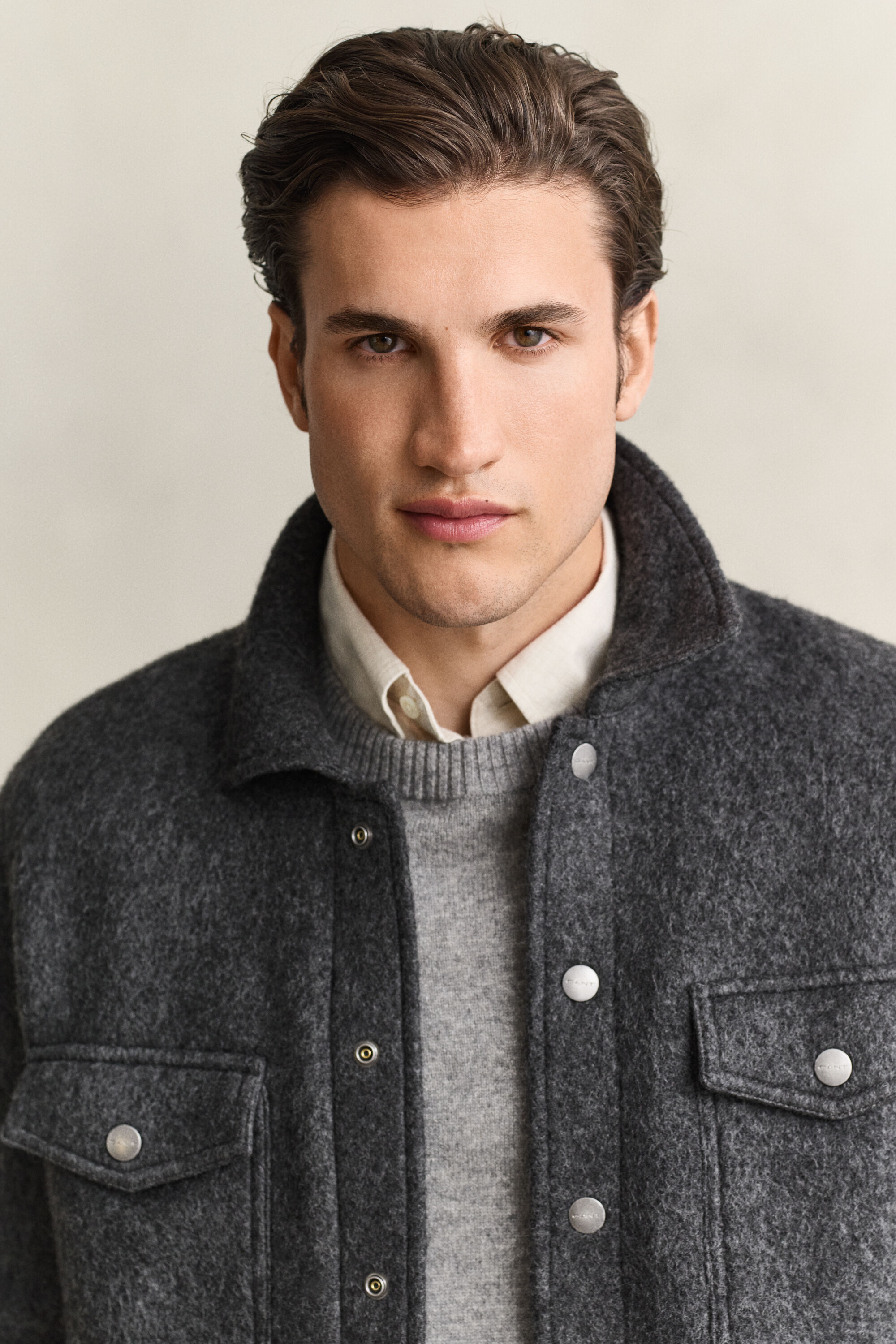 Camicia giacca in pile