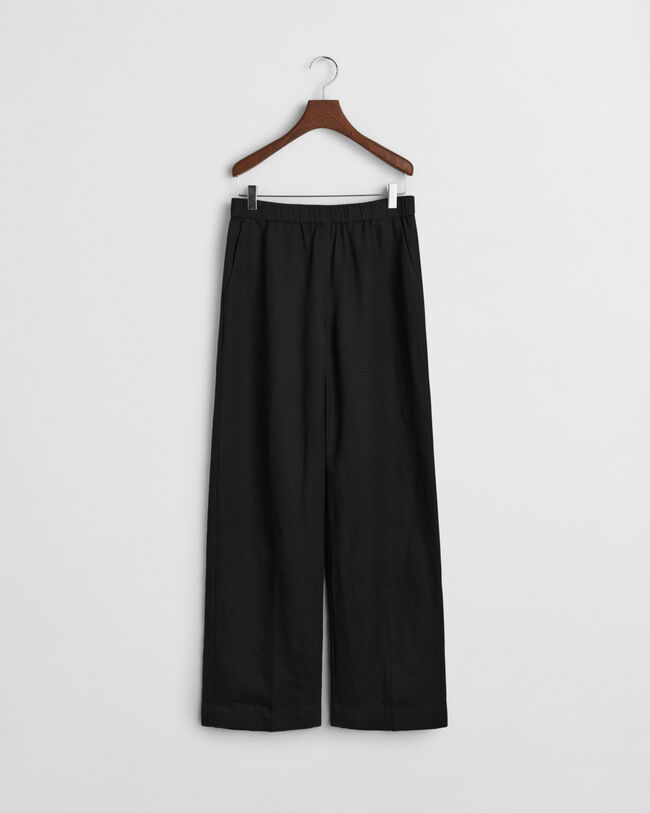 Pantaloni Pull-on in misto lino relaxed fit