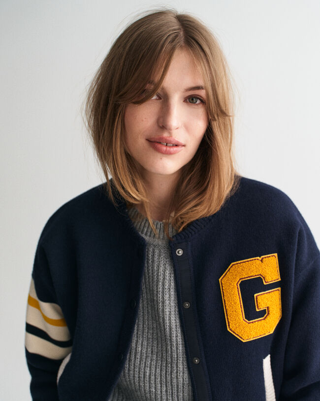 Varsity Jacket in maglia