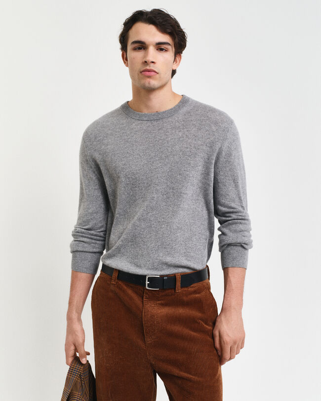 Maglia girocollo in cashmere