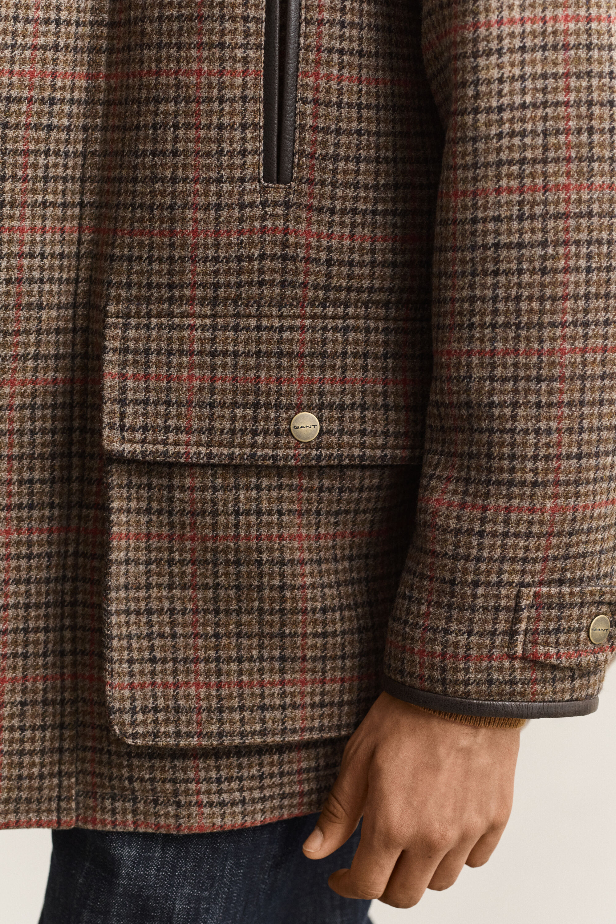 Giacca Decker in tweed britannico