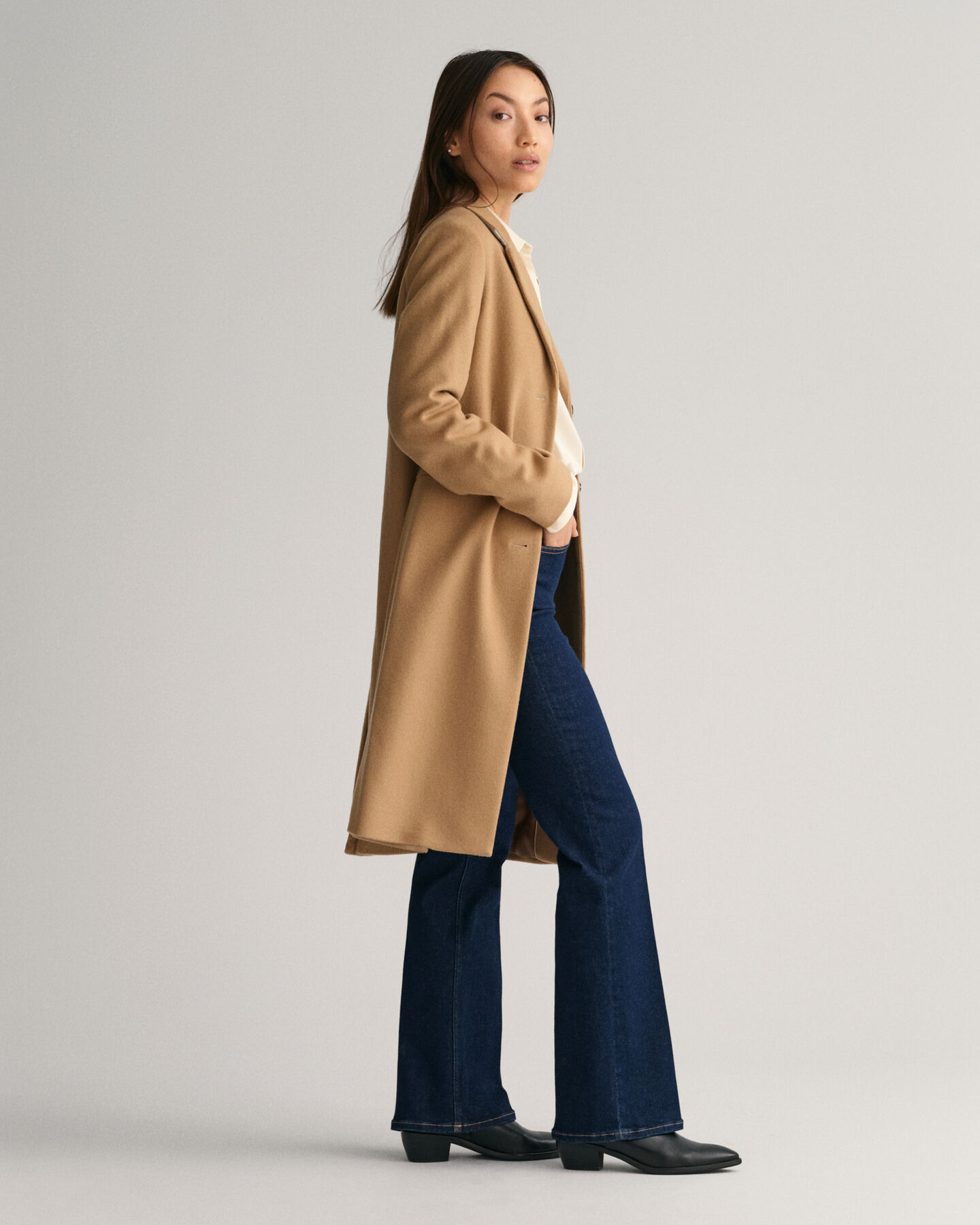 Capotto sartoriale in misto lana