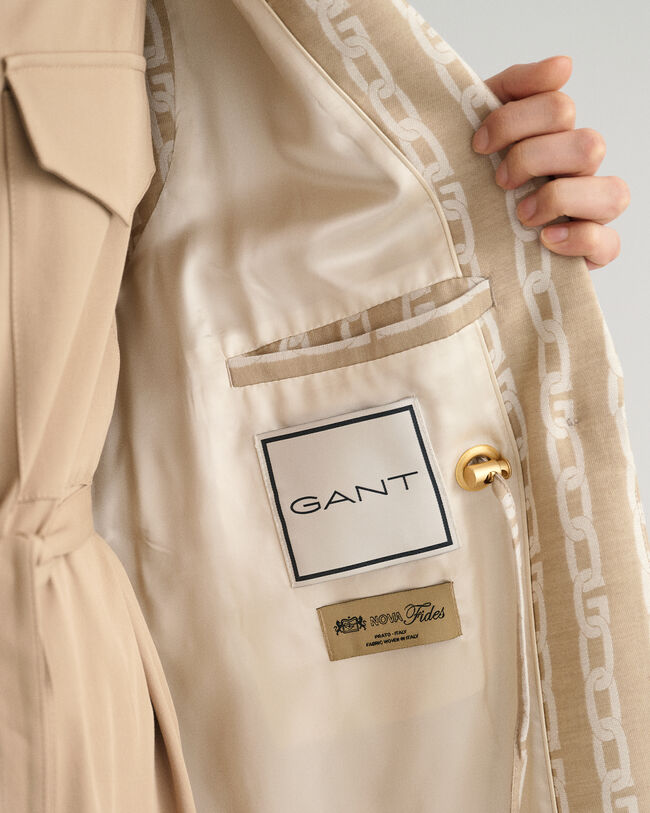 Gilet in jaquard a catena