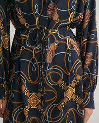 Abito chemisier con stampa Rope