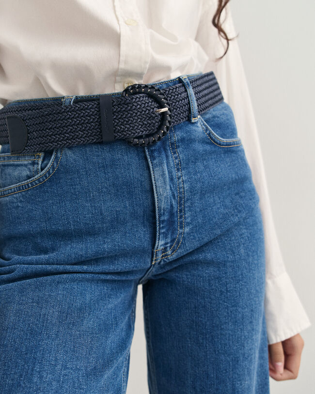 Cintura in cotone intrecciato
