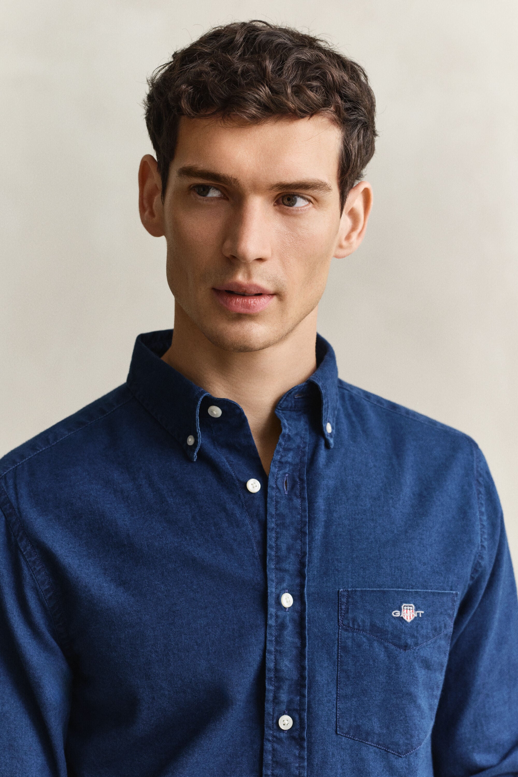 Camicia Oxford Indigo