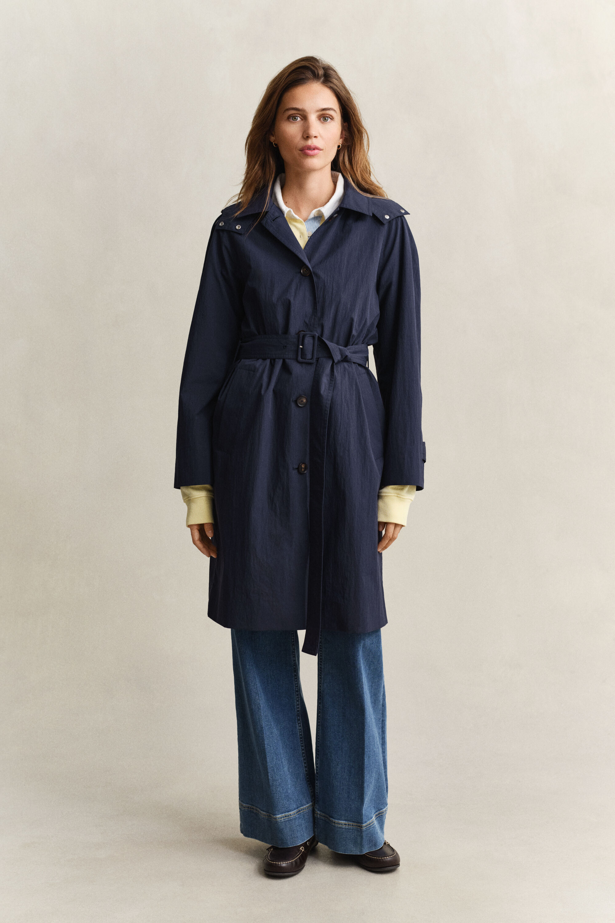 Cappotto Wind con cintura