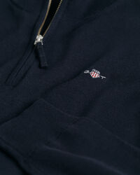 Maglia in cotone con zip corta Shield Teens