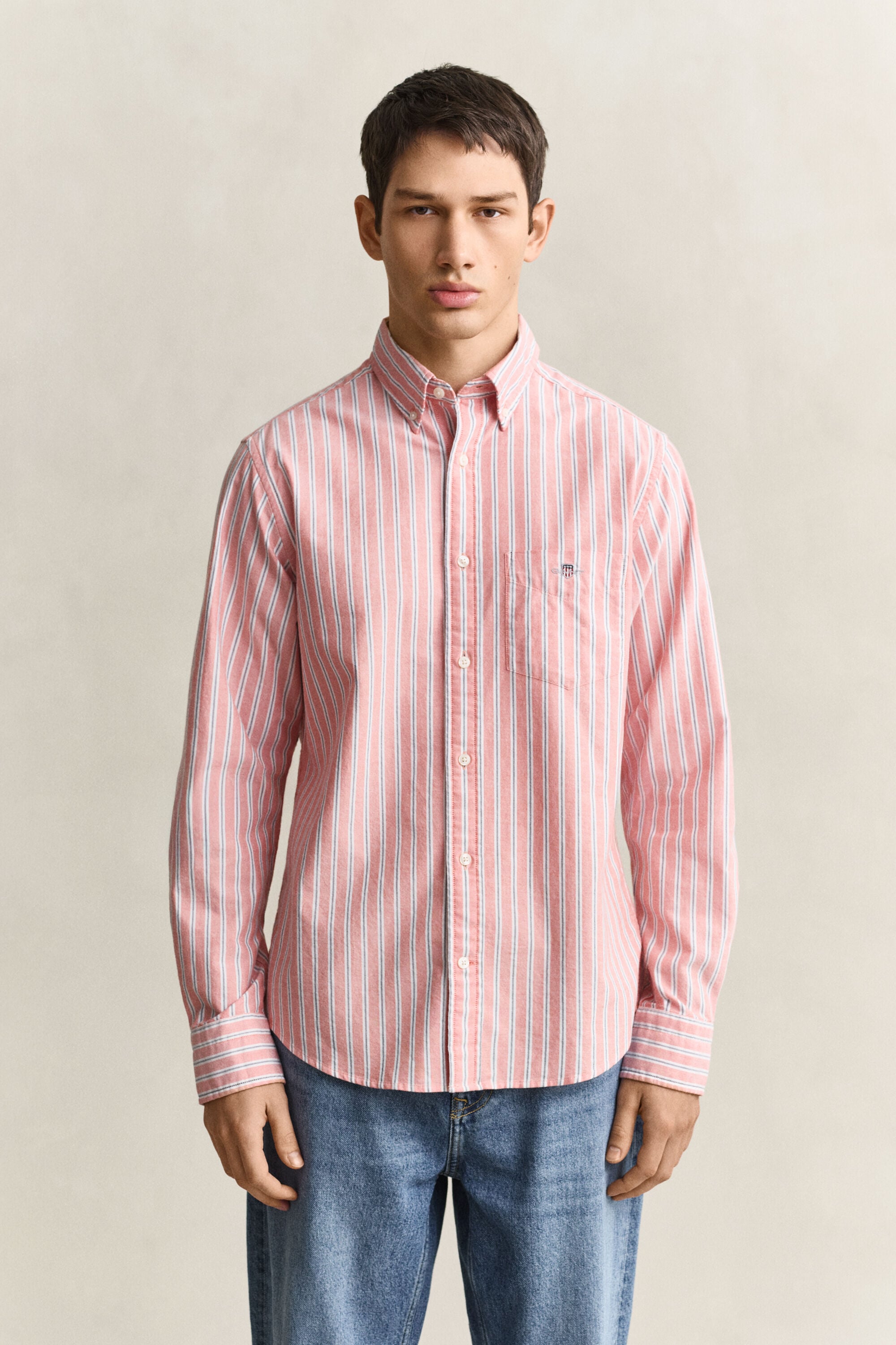 Camicia Oxford classica a righe