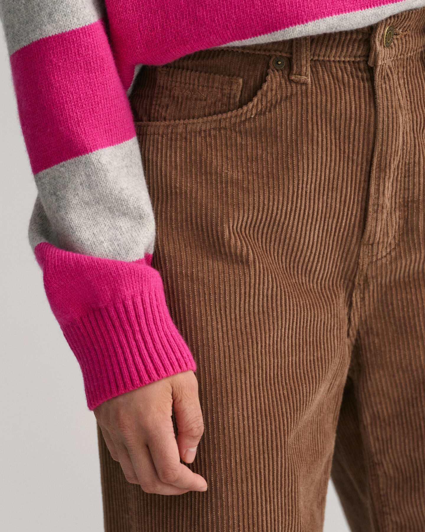 Pantaloni in velluto a coste e gamba larga Teen Girls