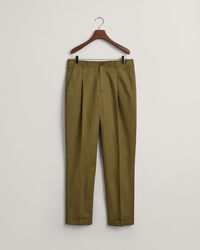 Pantaloni da abito in cotone regular fit