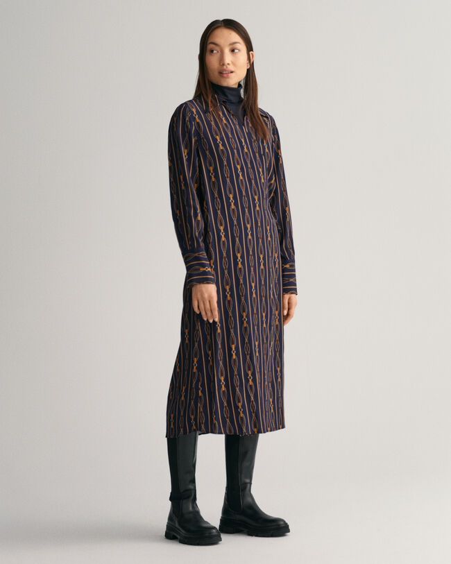 Abito a portafoglio Rope a righe regular fit