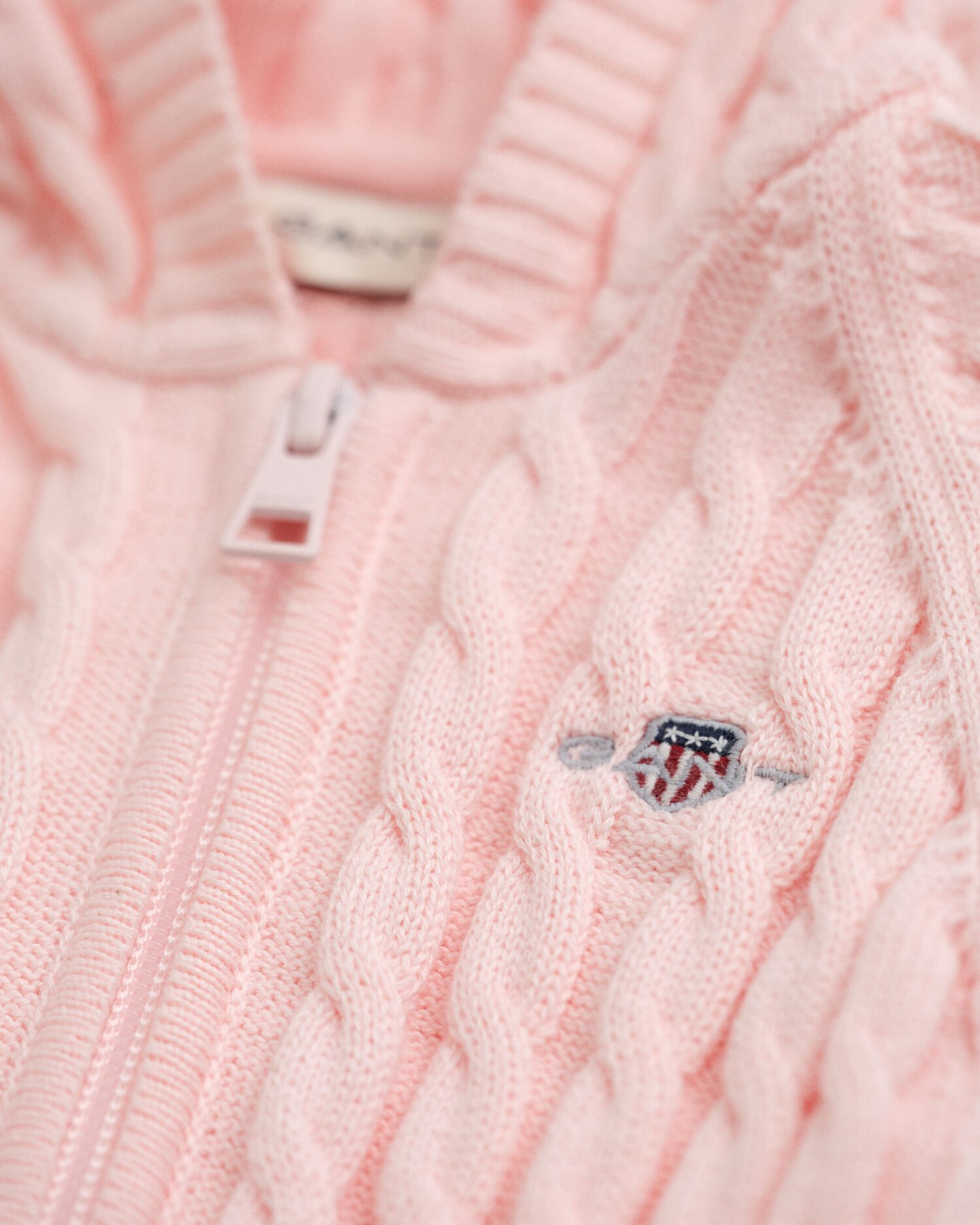 Tutina in maglia di cotone a trecce Shield Baby