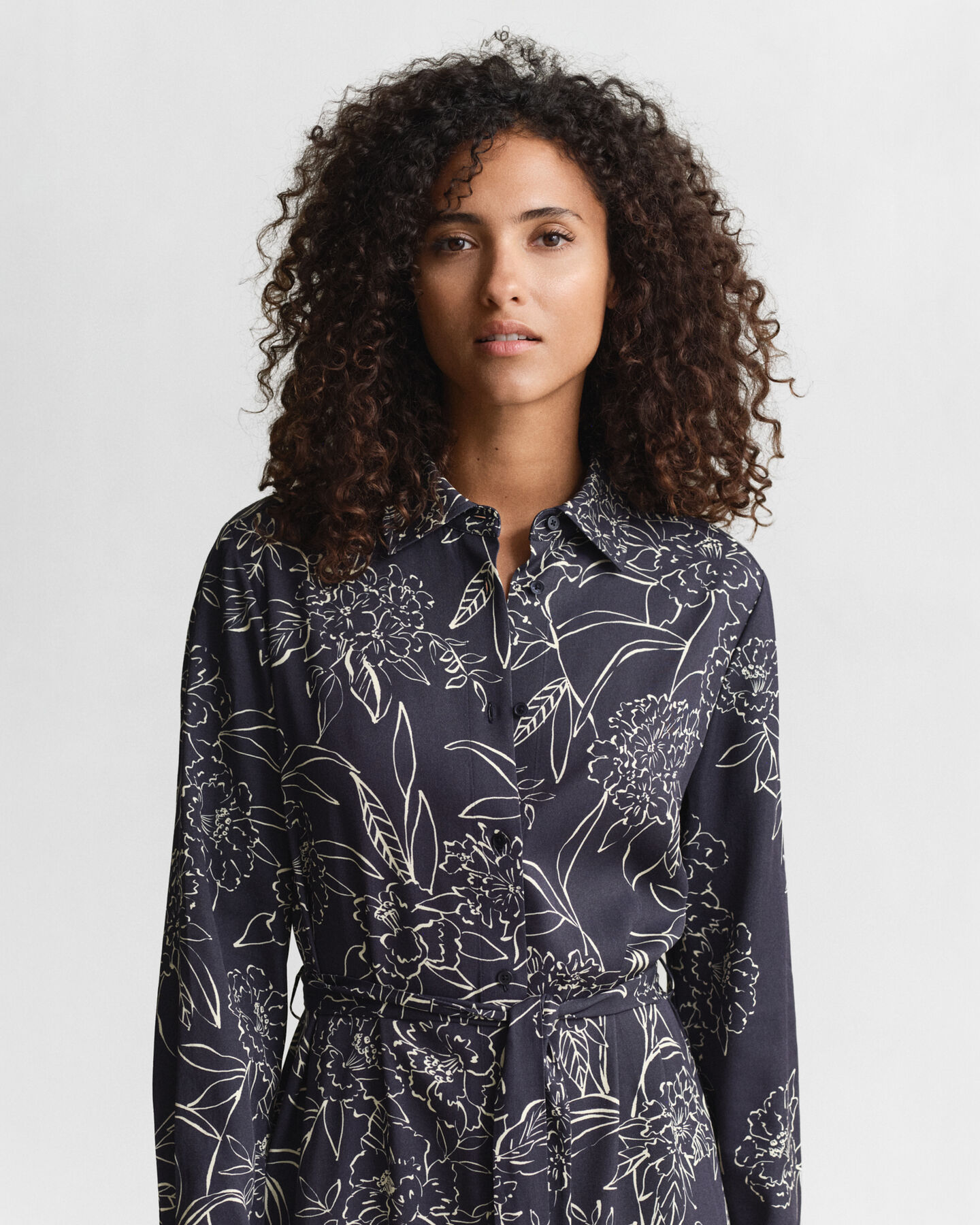 Abito chemisier con stampa Floral Print