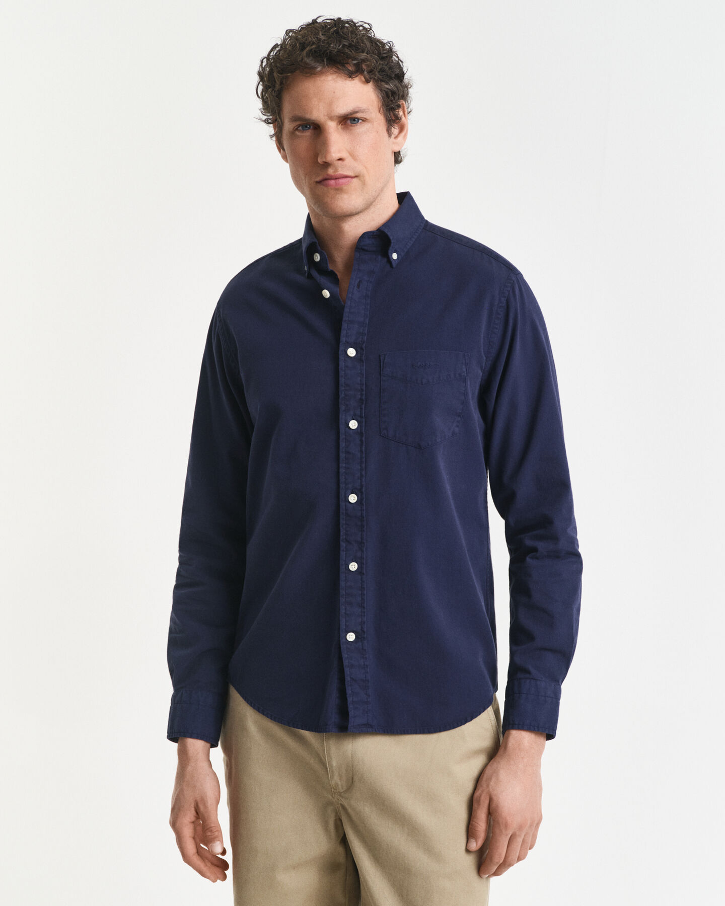 Camicia di twill in capo regular fit
