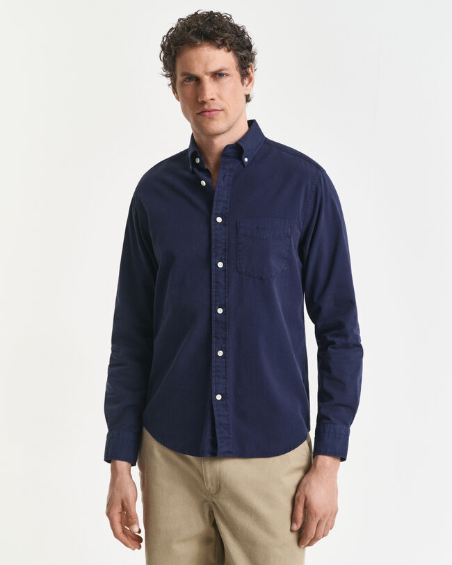 Camicia di twill in capo regular fit