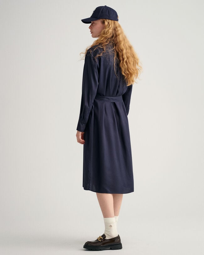 Abito chemisier con linea ad A