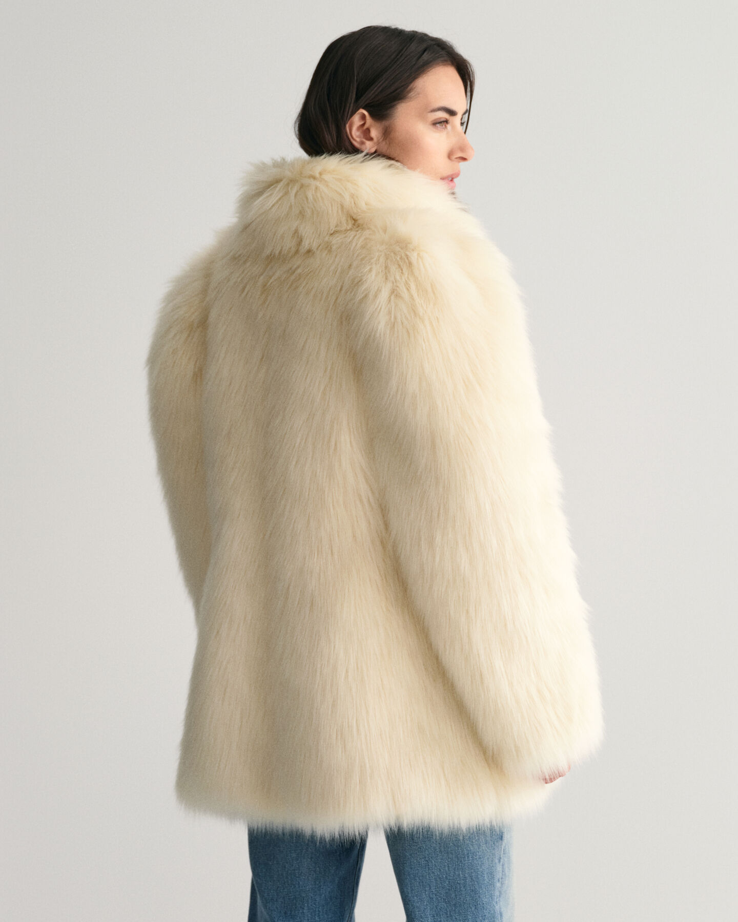 Cappotto in pelliccia sintetica