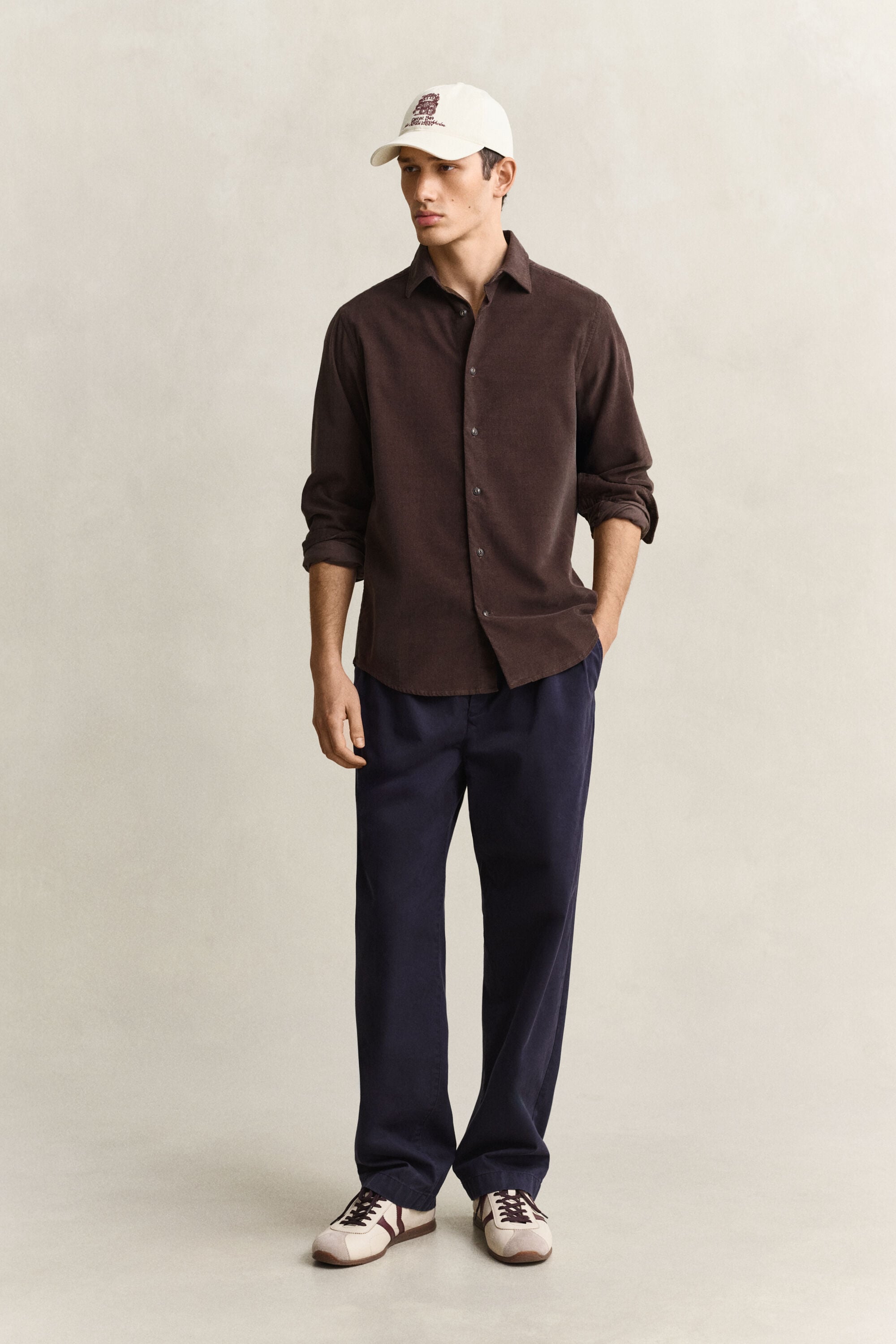 Camicia in velluto a coste