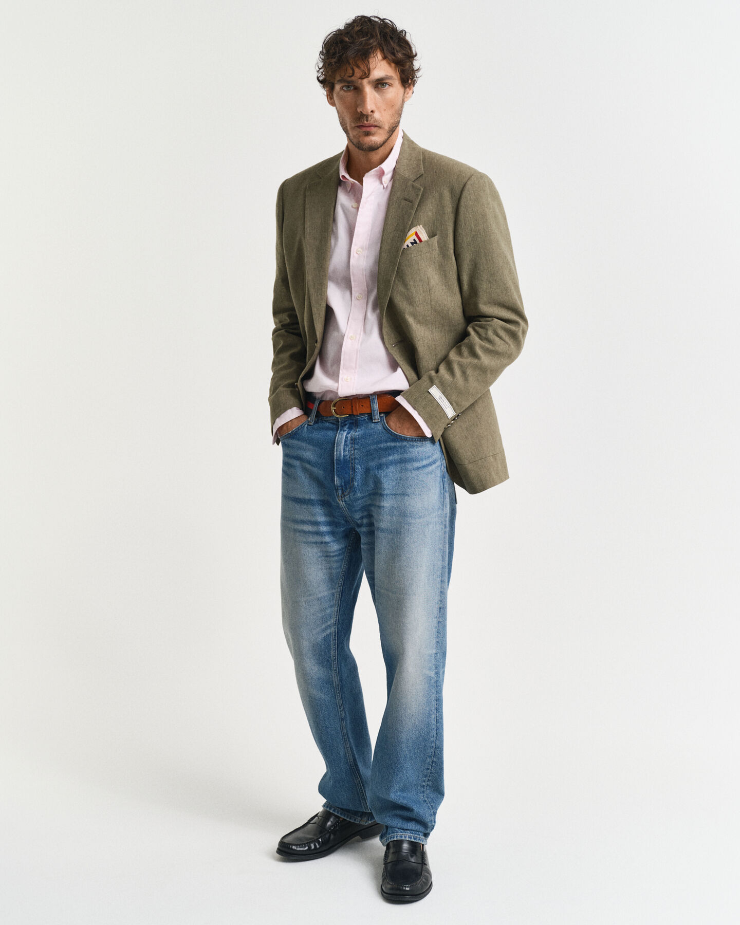 Slim Fit Pinpoint Oxford Shirt