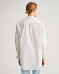 Camicia a righine oversize