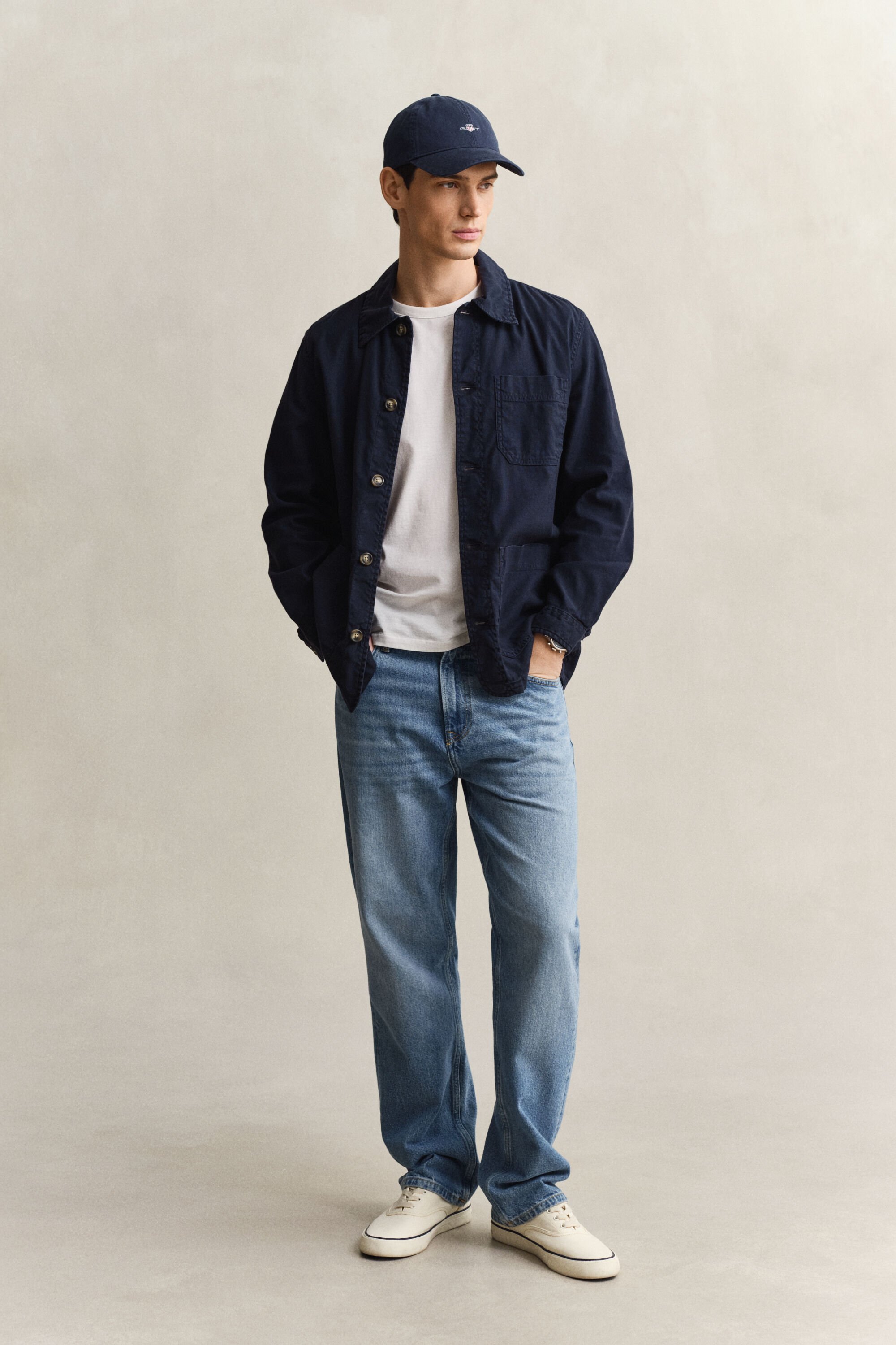 Camicia giacca in misto lino