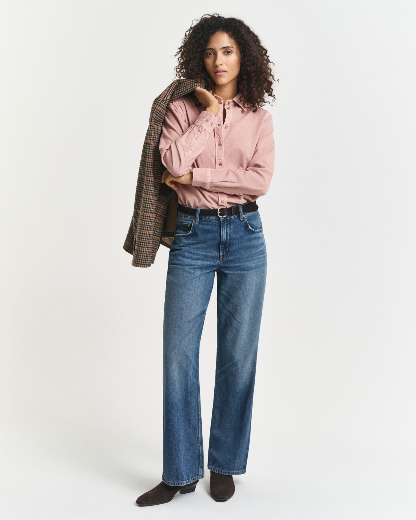 Camicia in velluto a coste regular fit