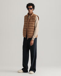 Piumino smanicato leggero