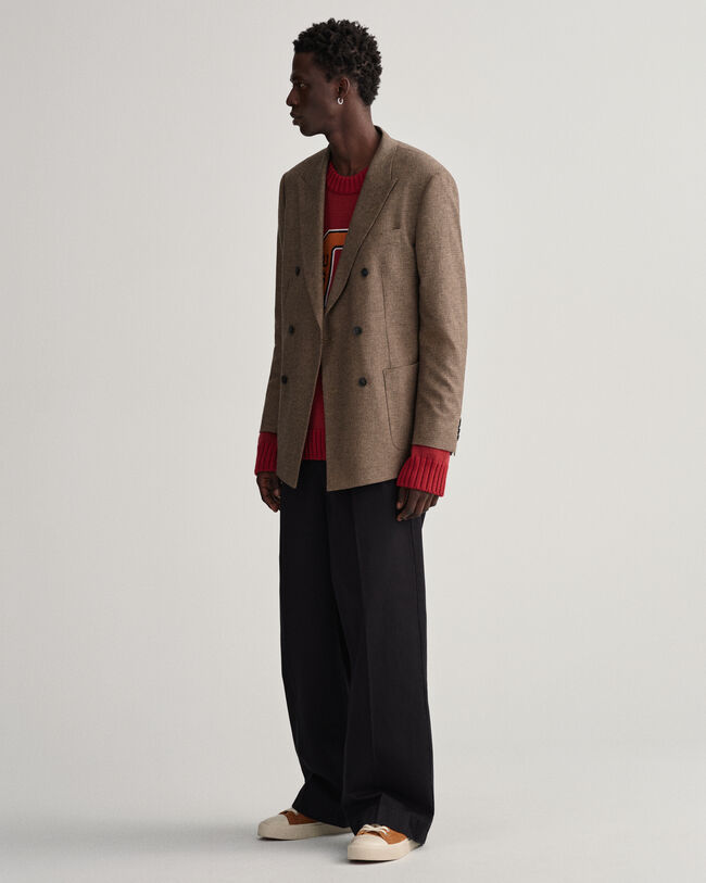 Pantaloni chino voluminosi con pinces