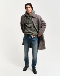 Felpa con cappuccio impressa