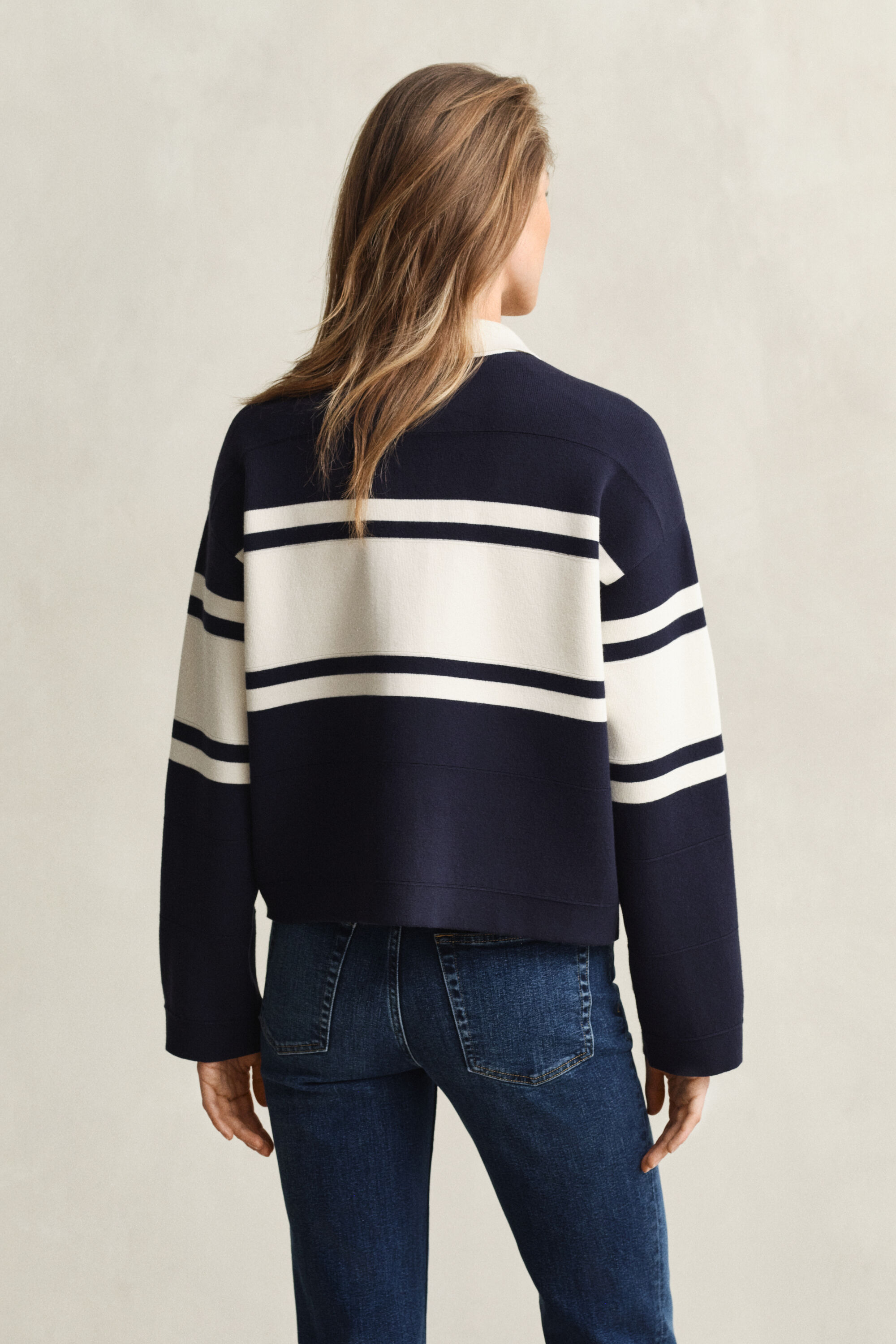 Cardigan a blocchi di colore