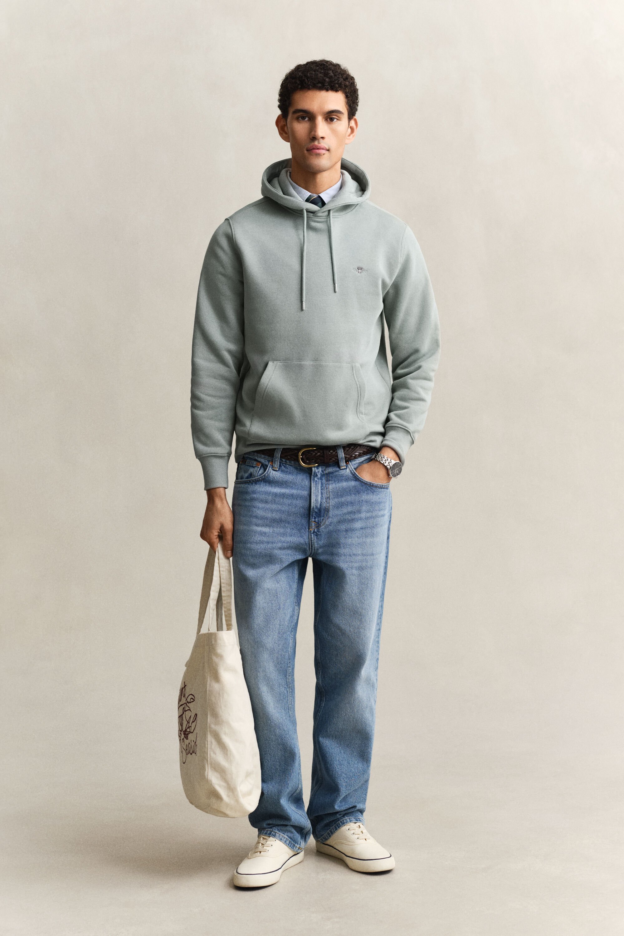 Felpa Shield con cappuccio