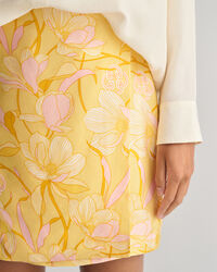 Minigonna a portafoglio Magnolia Print