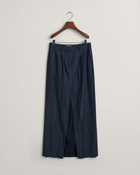 Gonna lunga gessata con pinces