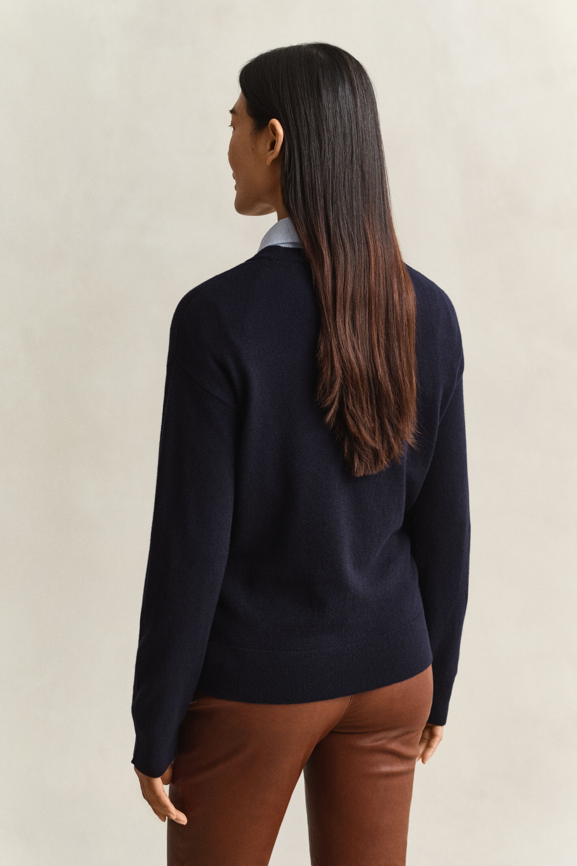 Maglia girocollo in finissima lana d’agnello