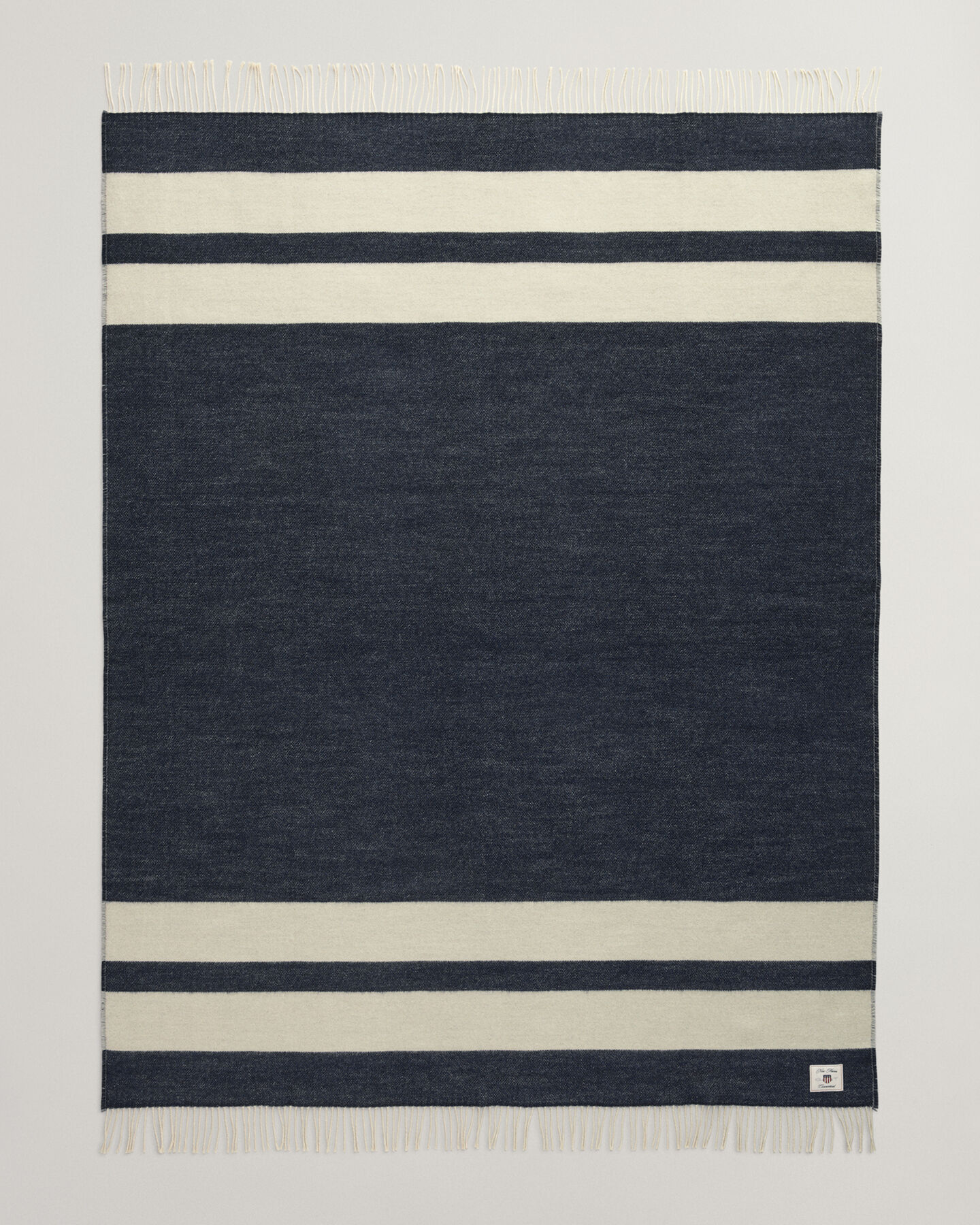 Coperta di lana a righe