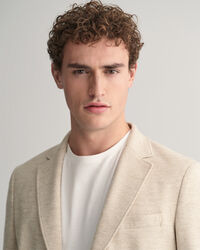 Blazer in lino e cotone