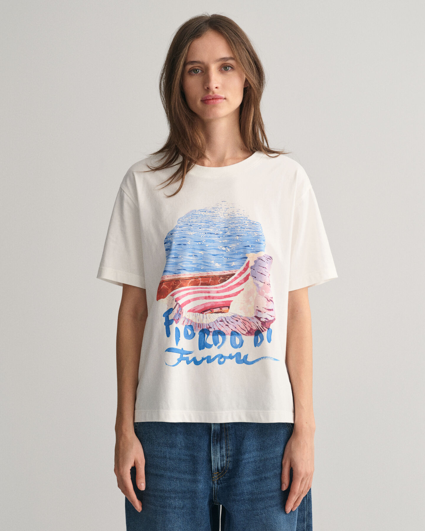 T-shirt con stampa Scenery Print