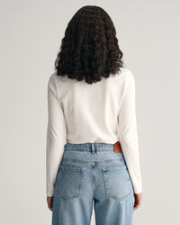 Polo in piqué a maniche lunghe Shield