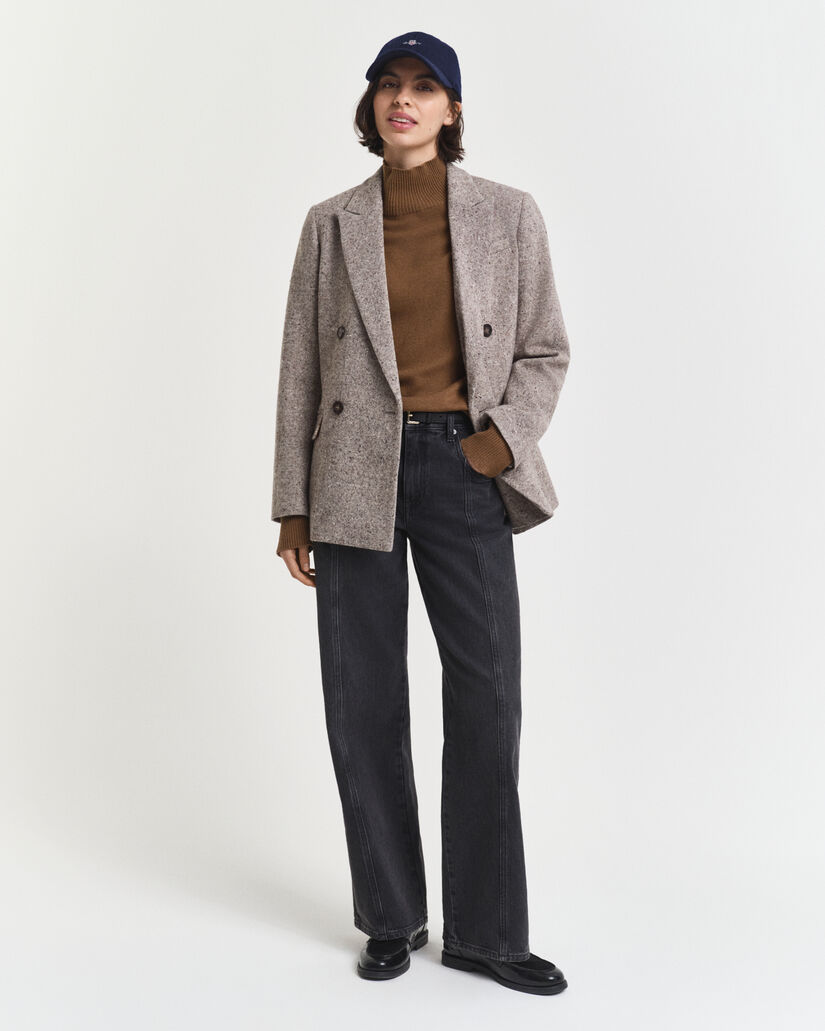 Maglia a collo alto in finissima lana d’agnello