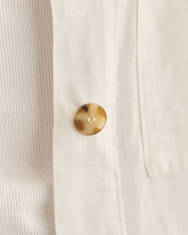 Camicia giacca in misto lino