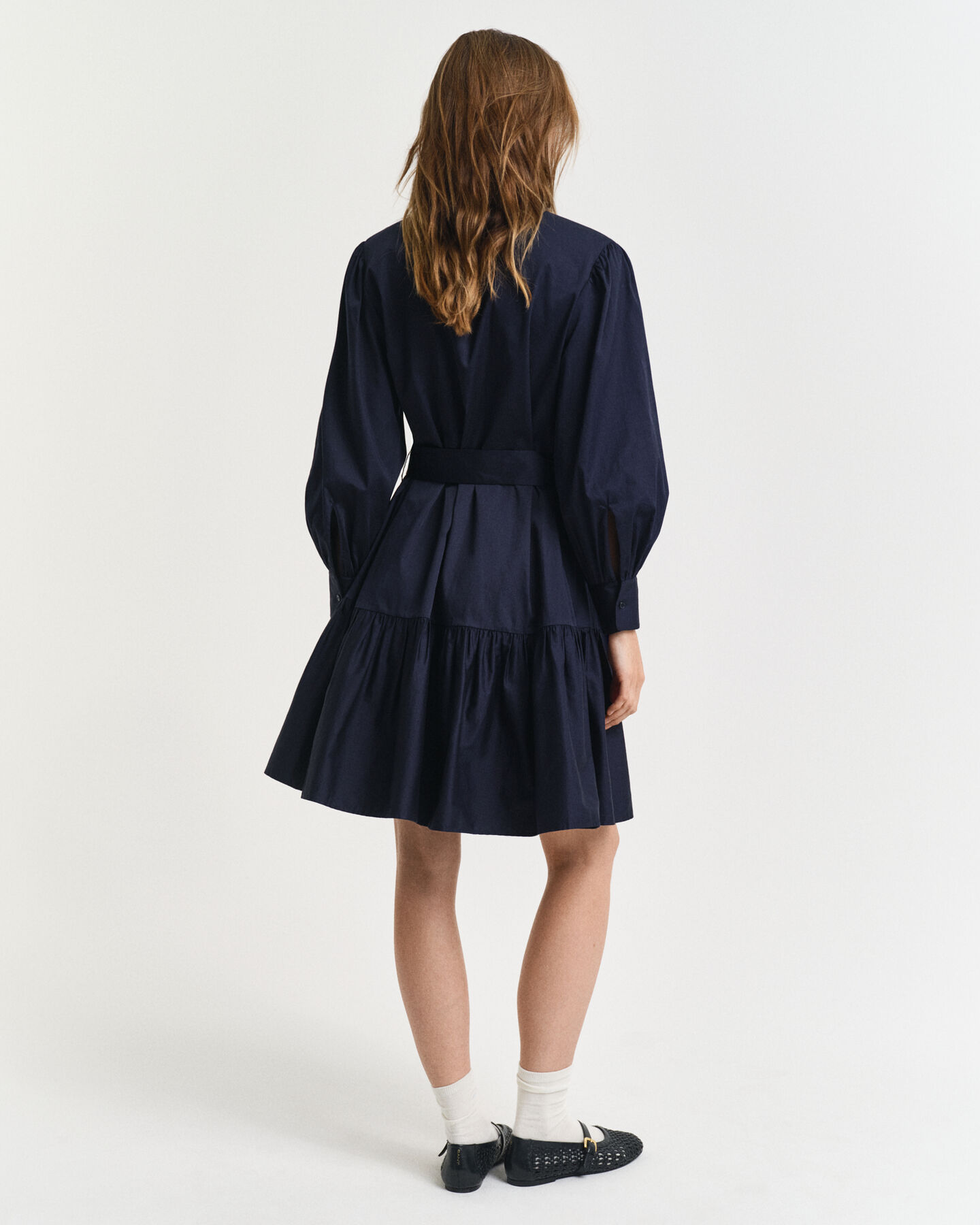 Abito in raso di cotone