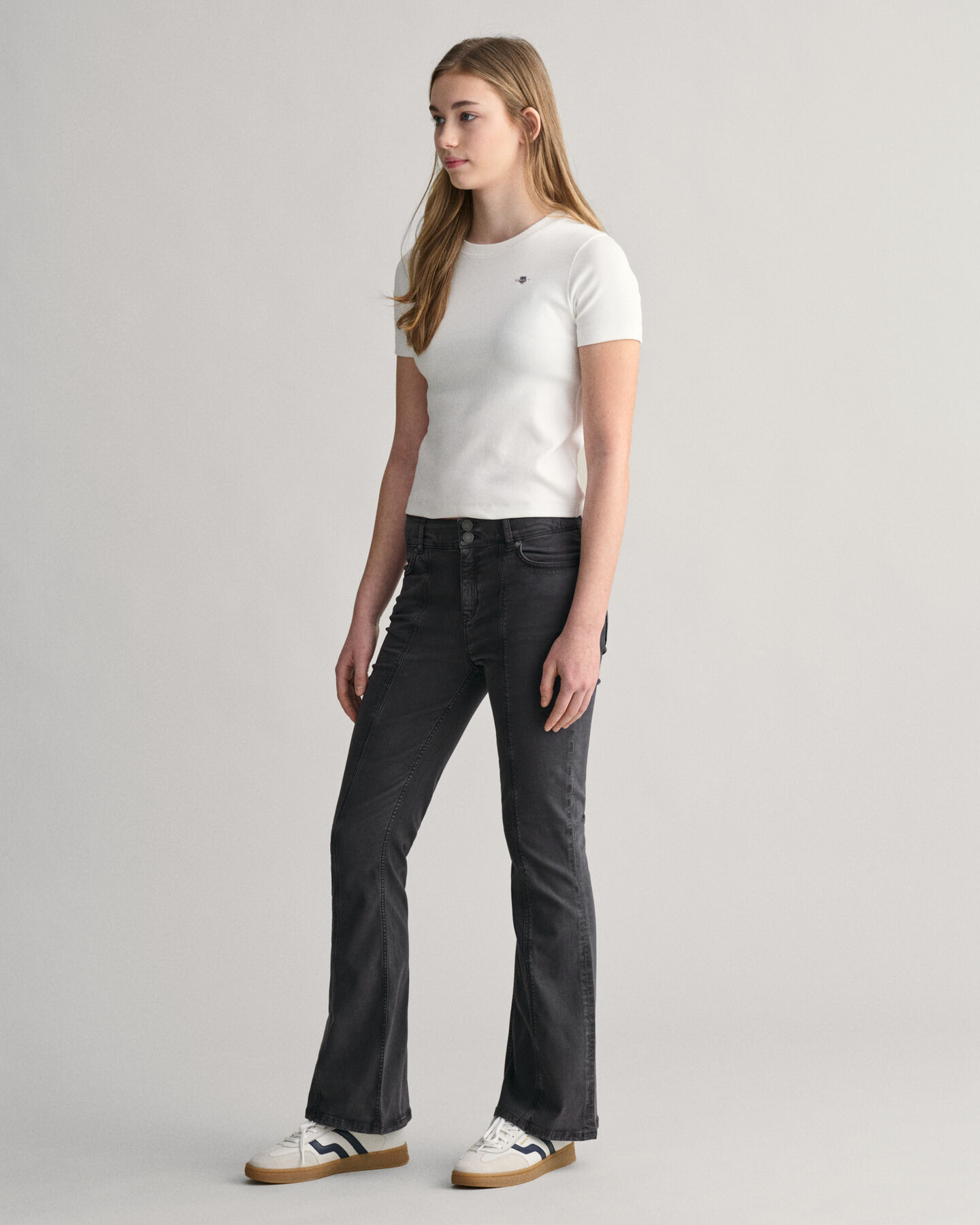 T-shirt a righe Shield Teen Girls