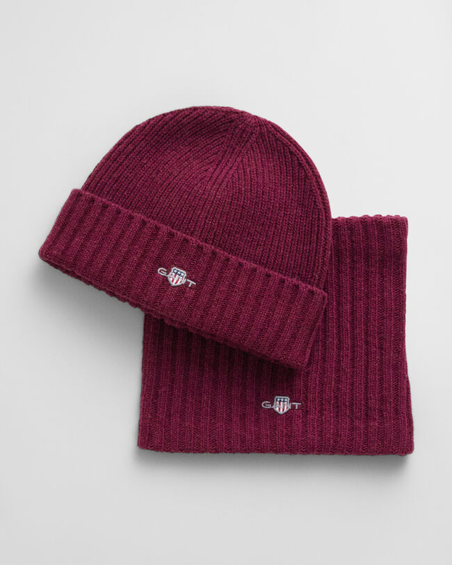 Set regalo berretto e scaldacollo in lana Kids