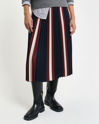 Gonna a righe plissettata