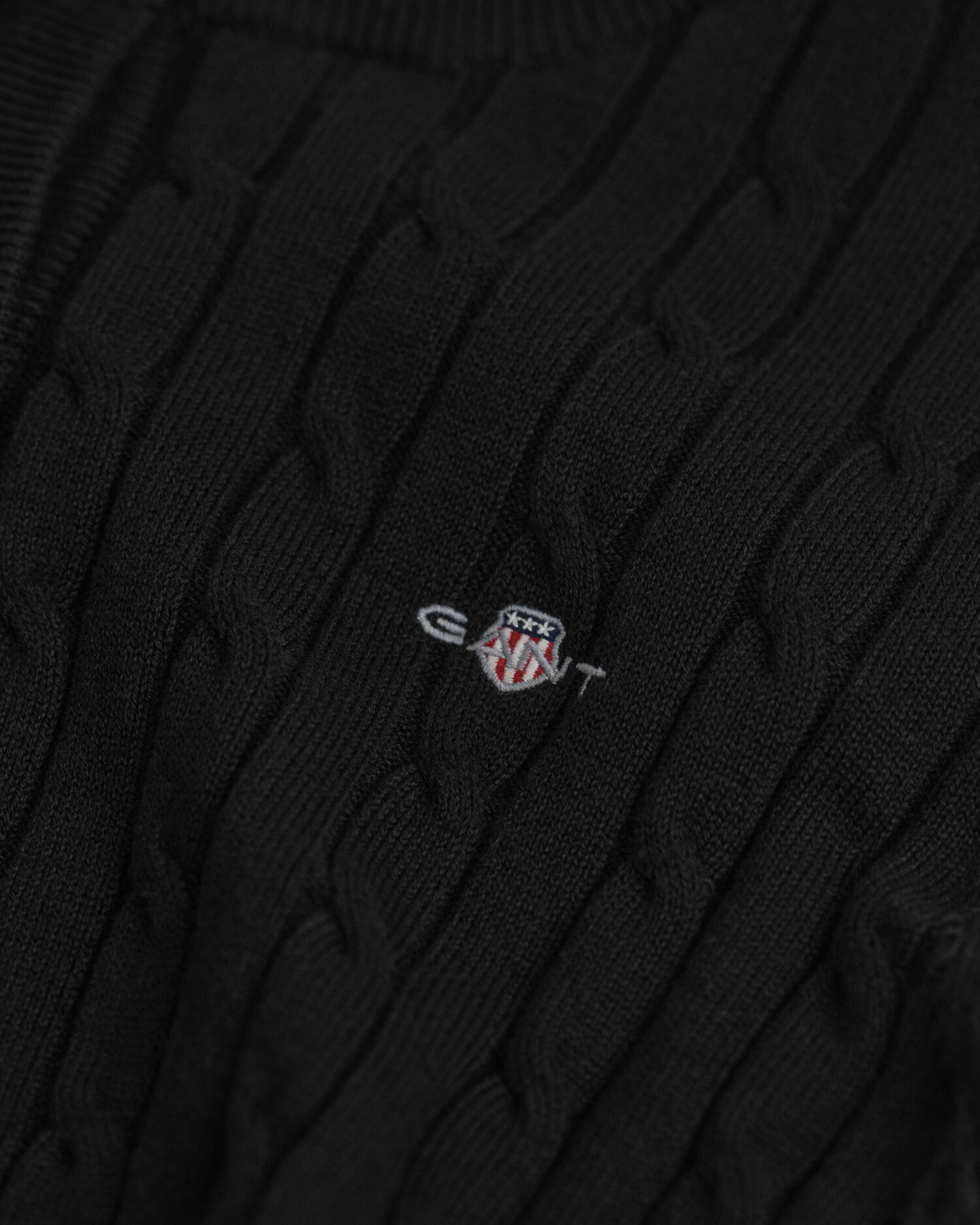 Cardigan in maglia di cotone elasticizzato a trecce