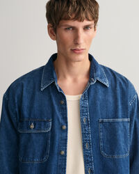 Camicia in denim oversize