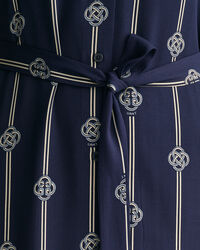 Abito chemisier a maniche corte con stampa